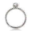 1.41ct Antique Cushion Brilliant Diamond Engagement Ring