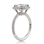 4.11 Cushion Cut Diamond Engagement Ring