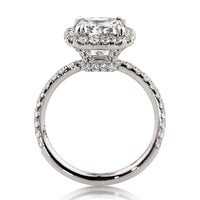 4.11 Cushion Cut Diamond Engagement Ring