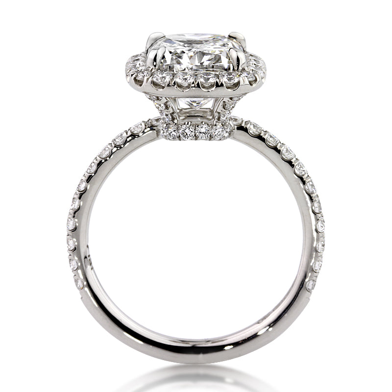 4.11 Cushion Cut Diamond Engagement Ring