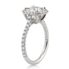 3.06ct Radiant Cut Diamond Engagement Ring