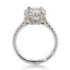 3.06ct Radiant Cut Diamond Engagement Ring