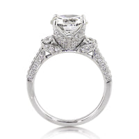 4.21ct Round Brilliant Cut Diamond Engagement Ring