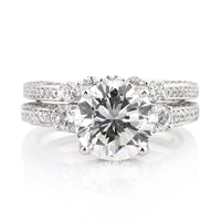 4.21ct Round Brilliant Cut Diamond Engagement Ring