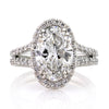 4.61ct Oval Cut Diamond Engagement Ring