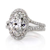 4.61ct Oval Cut Diamond Engagement Ring