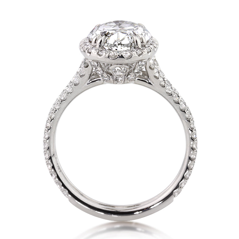 4.61ct Oval Cut Diamond Engagement Ring