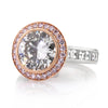 7.23ct Round Brilliant Cut Diamond Engagement Ring