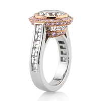 7.23ct Round Brilliant Cut Diamond Engagement Ring