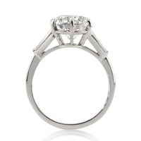 3.31ct Round Brilliant Cut Diamond Engagement Ring By Van Cleef & Arpels