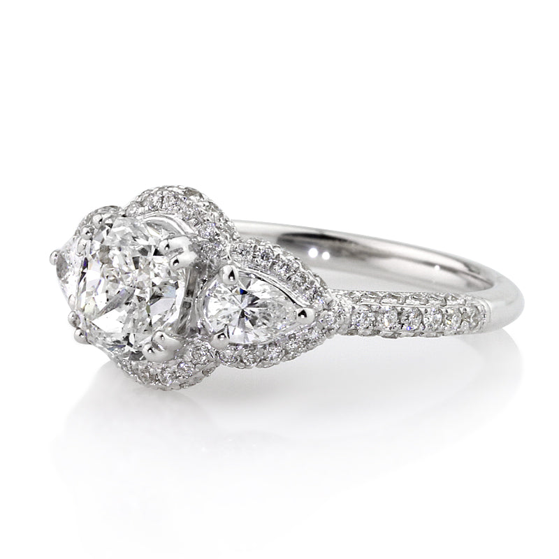 2.51ct Cushion Cut Diamond Engagement Ring