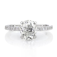 2.40ct Cushion Cut Diamond Engagement Ring