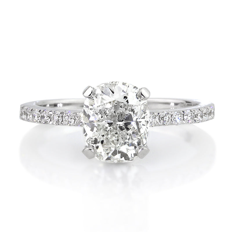 2.40ct Cushion Cut Diamond Engagement Ring