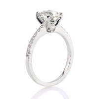 2.40ct Cushion Cut Diamond Engagement Ring
