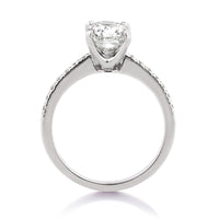 2.40ct Cushion Cut Diamond Engagement Ring