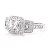 2.60ct Princess Cut Diamond Engagement Ring