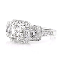 2.60ct Princess Cut Diamond Engagement Ring