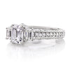 1.91ct Emerald Cut Diamond Engagement Ring