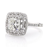 1.88ct Princess Cut Diamond Engagement Ring