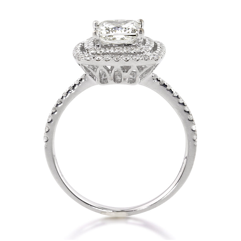 1.88ct Princess Cut Diamond Engagement Ring