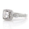 2.18ct Princess Cut Diamond Engagement Ring