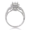 2.18ct Princess Cut Diamond Engagement Ring