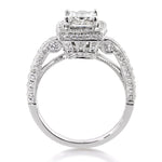 2.18ct Princess Cut Diamond Engagement Ring