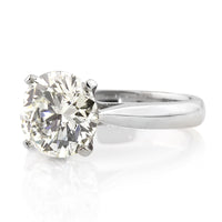 3.07ct Round Brilliant Cut Diamond Engagement Ring