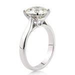 3.07ct Round Brilliant Cut Diamond Engagement Ring