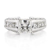 3.03ct Princess Cut Diamond Engagement Ring