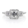 1.70ct Emerald Cut Diamond Engagement Ring