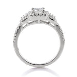 1.70ct Emerald Cut Diamond Engagement Ring