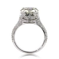 6.10ct Round Brilliant Cut Diamond Engagement Ring