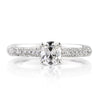 1.26ct Antique Cushion Brilliant Diamond Engagement Ring