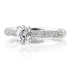 1.26ct Antique Cushion Brilliant Diamond Engagement Ring