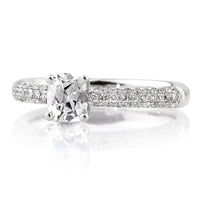1.26ct Antique Cushion Brilliant Diamond Engagement Ring