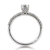 1.26ct Antique Cushion Brilliant Diamond Engagement Ring