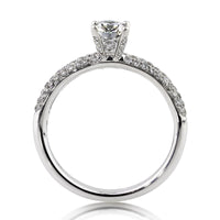 1.26ct Antique Cushion Brilliant Diamond Engagement Ring