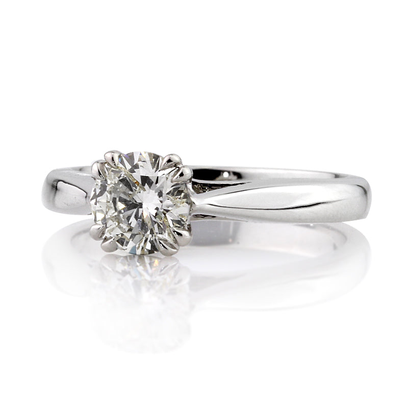 0.99ct Round Brilliant Cut Diamond Engagement Ring