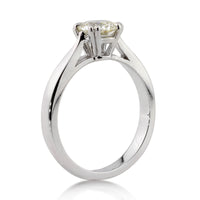 0.99ct Round Brilliant Cut Diamond Engagement Ring