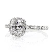 1.80ct Antique Cushion Brilliant Diamond Engagement Ring