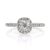 1.30ct Cushion Cut Diamond Engagement Ring