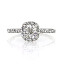 1.30ct Cushion Cut Diamond Engagement Ring