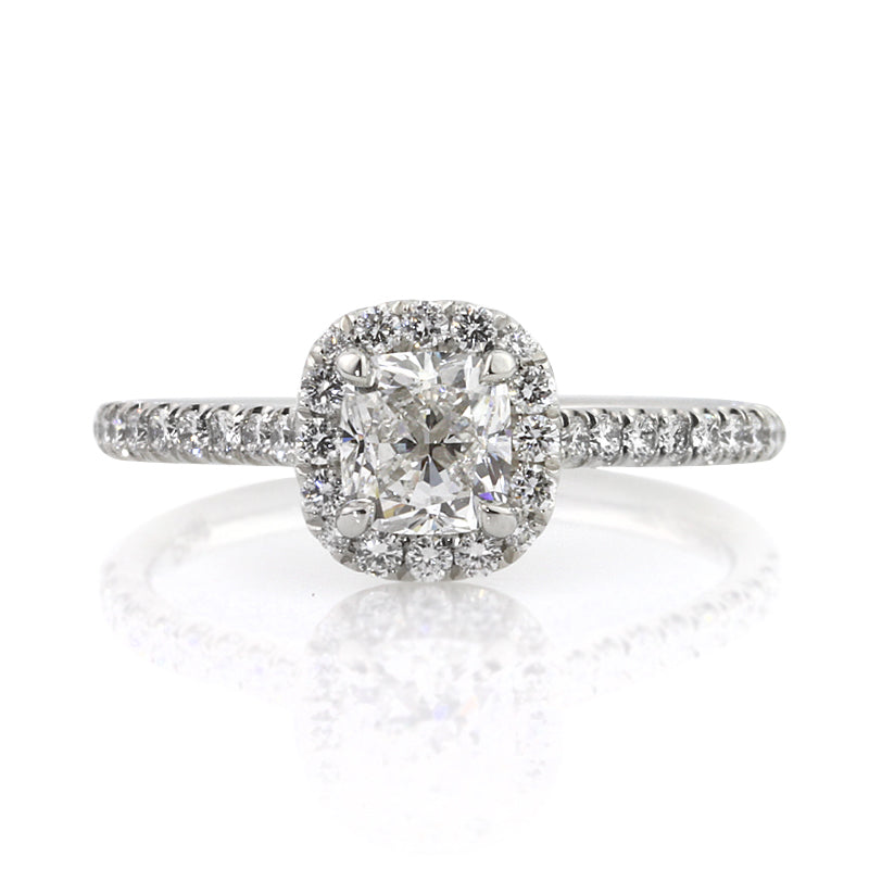 1.30ct Cushion Cut Diamond Engagement Ring