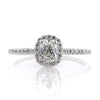 1.27ct Antique Cushion Brilliant Diamond Engagement Ring