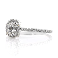 1.27ct Antique Cushion Brilliant Diamond Engagement Ring