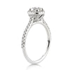 1.27ct Antique Cushion Brilliant Diamond Engagement Ring