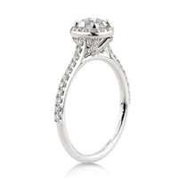 1.27ct Antique Cushion Brilliant Diamond Engagement Ring