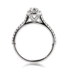 1.27ct Antique Cushion Brilliant Diamond Engagement Ring