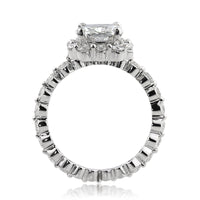 3.45ct Cushion Cut Diamond Engagement Ring